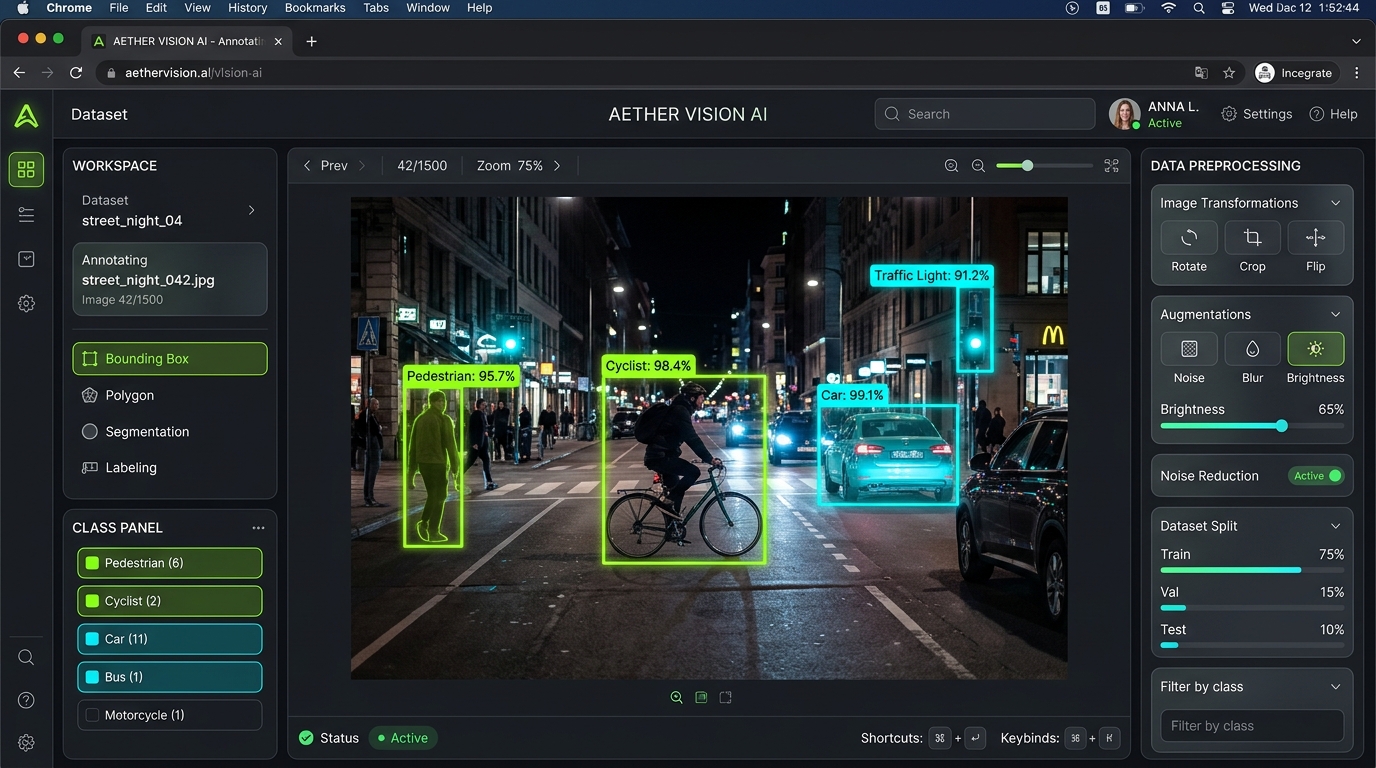 AnnoVision Dataset Annotation Interface